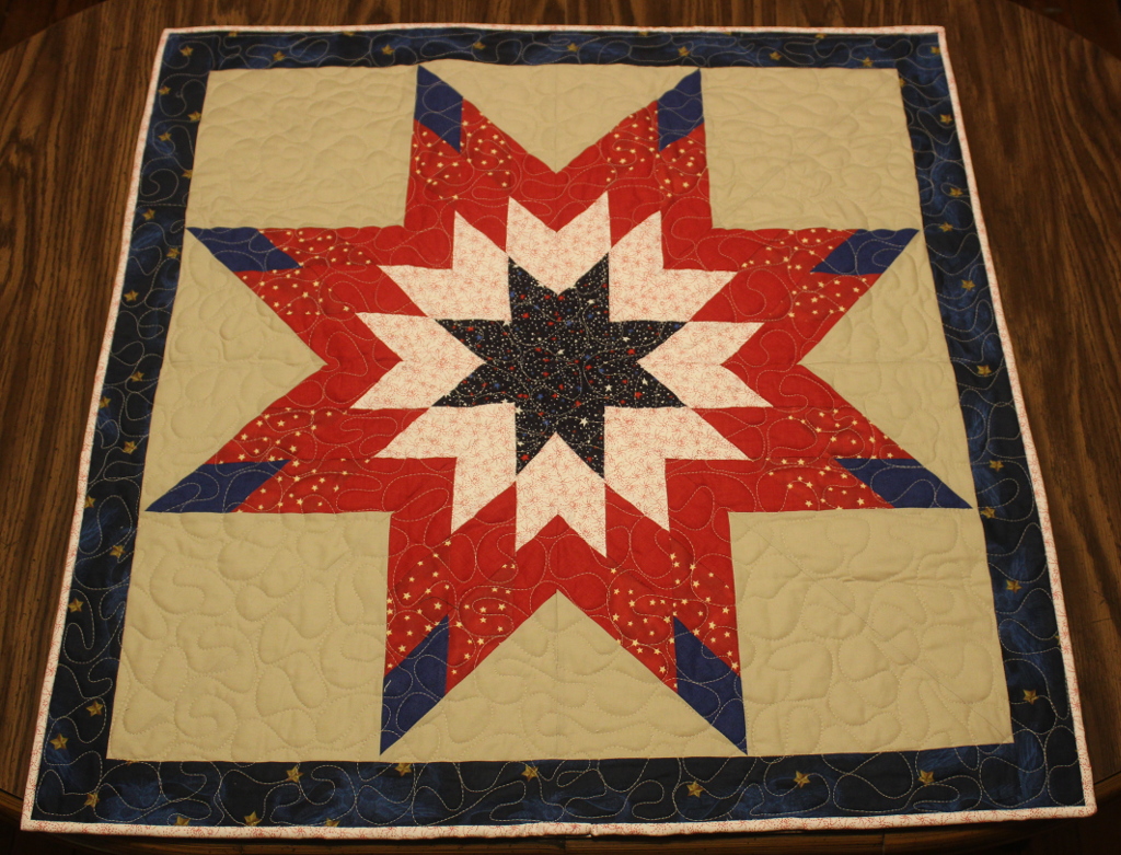 Lone Star Wall Hanging Quilt Pattern