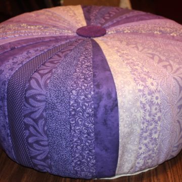 Shades of Purple Tuffett Stool