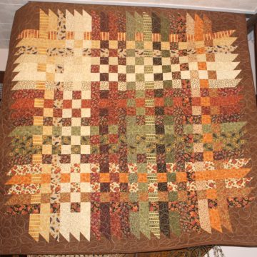 Over & Down Under Lap Quilt